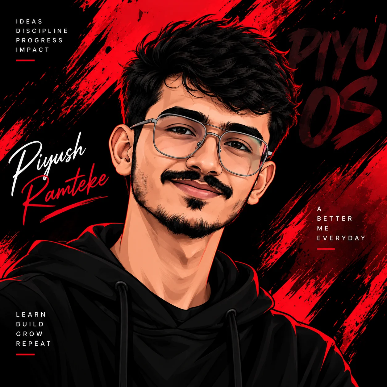 Bold Motivational Portrait